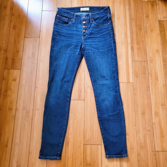 Madewell Denim - Madewell Petite Skinny Jeans (9" Mid-Rise) - 26P